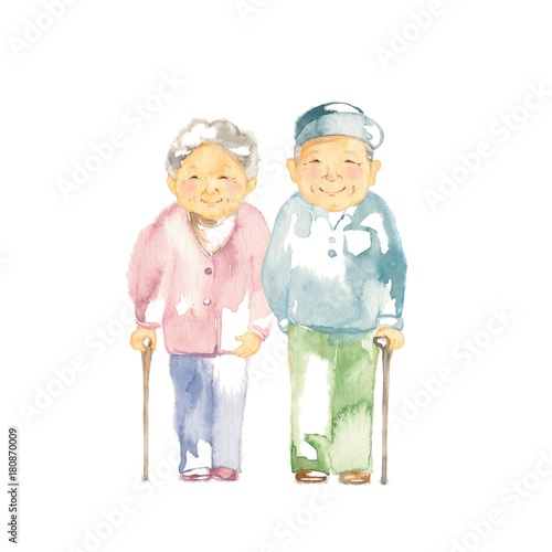 祖父母 素材 Stock イラスト Adobe Stock