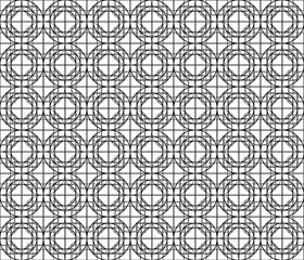 Wall Mural - Line geometry seamless pattern. Vector background. Elegant luxury style repeatable motif for wrapping paper, fabric, backdrop.
