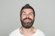 © Volodymyr - Hipster with happy face.