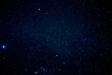 night sky with shiny stars