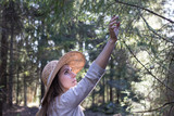 Fototapeta  - Natural girl pose