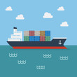 Cargo shipping with containers