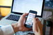 © Song_about_summer - doctor online concept, mobile app for internet medical services on the screen of smartphone