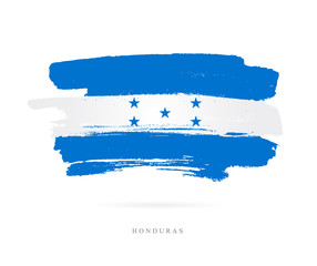 Sticker - Flag of Honduras. Abstract concept