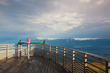 Wall Mural - Amazing morning in the Carnic Alps in Austria.