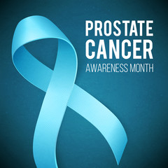 Wall Mural - World prostate cancer day symbol