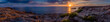 Panorama of Quiberon at sunset
