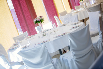 Wall Mural - Beautiful wedding tables