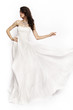 © EVGENY FREEONE - Brunette white dress posing