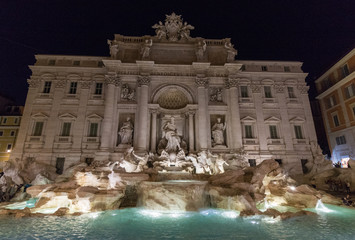  Fountain di Trevi, Rome, Italy.
