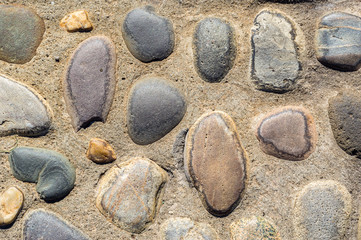 Pebbles in the ground