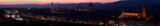 Fototapeta Miasto - Panorama di Firenze al tramonto