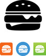 Vector Cheeseburger Icon