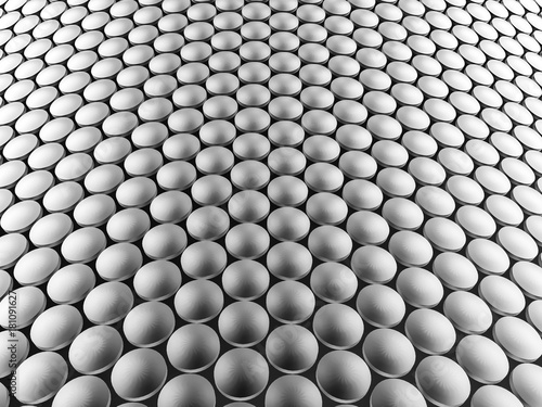 aluminum-discs-construction-wavy-background-3d-illustration