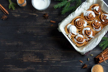 Canvas Print - Cinnabon rolls for Christmas