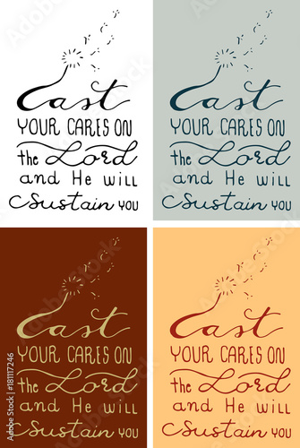 verses about casting your cares on the lord