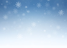 Christmas Blue Snow Background 1