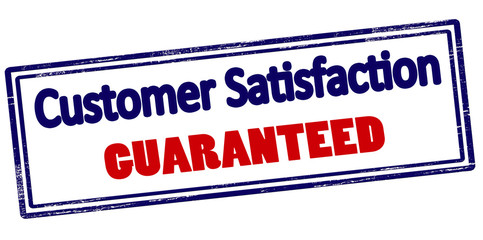 Sticker - Customer satisfaction guaranteed