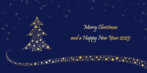 Wall Mural - Christmas Card - Merry Christmas and a happy new year 2027