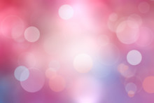 Abstract Pink And Bokeh Background Blur.