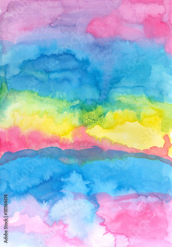 Watercolor Grunge Background Vintage Poster Banner Scrapbook
