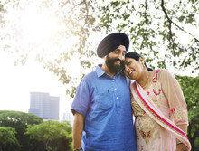 Loving Senior Indian Couple