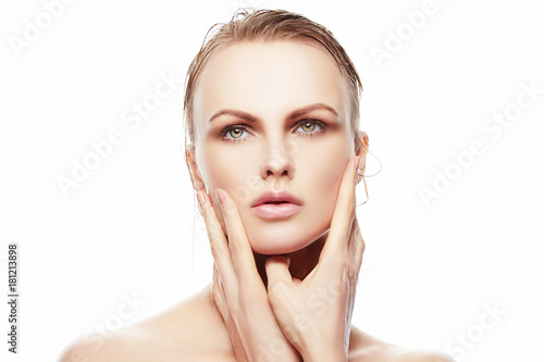 Beauty Portrait Of Model Woman With Perfect Skin Natural Make Up