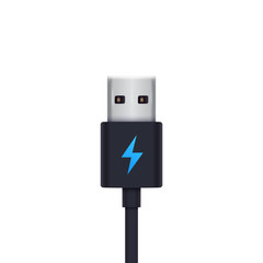 Poster - usb charging plug vector illustration