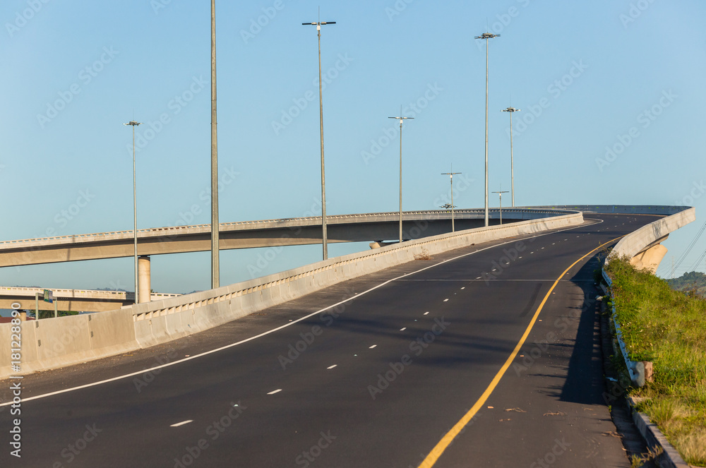 Road Highway Flyover Overpass Vehicle Ramp Stock Photo | Adobe Stock