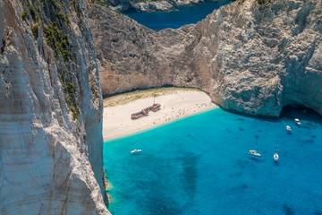 Wall Mural - Navagio beach in Zakynthos Greece