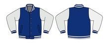 Illustration of varsity jacket