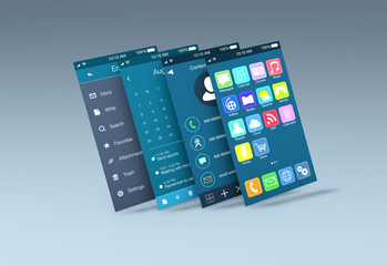 Sticker - concept of mobile apps