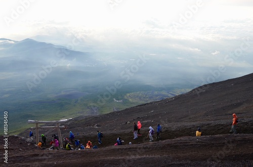 日本 山梨県 富士山 登山 夏 Japan Yamanashi Fuji San Mountain Climbing Trekking Summer Buy This Stock Photo And Explore Similar Images At Adobe Stock Adobe Stock