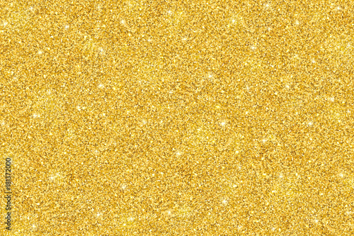 Fotomural Gold glitter festive background, horizontal texture