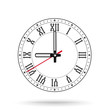 © savanno - Retro clock with roman numerals