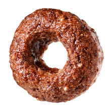 Chocolate Cereal Ring Isolated