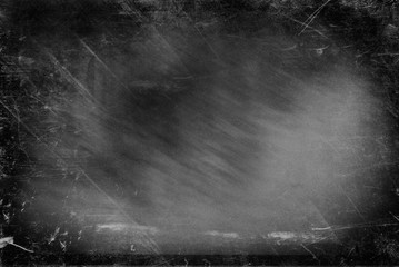 Wall Mural - Black and White Blurry GrungeTexture Dirty Surface. Dark Tonality.