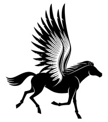 Sticker - Sign of pegasus.