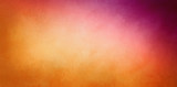Fototapeta Na sufit - warm orange and purple background with faint texture, Thanksgiving or autumn colors in gradient light golden color to deep violet purple corner design, elegant classy website banner or header