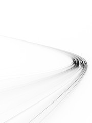 Wall Mural - abstract white background texture. dynamic curves ands blurs pattern. detailed fractal graphics. sci