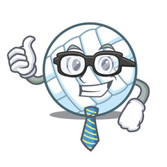 Sticker - Businessman volley ball character cartoon