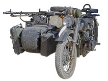 Old Military Motorcycle