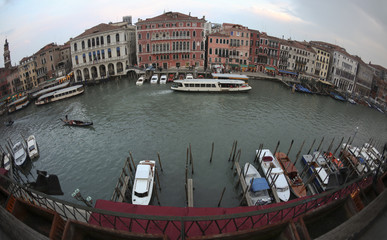 Wall Mural - Venice City Panorama Fisheye