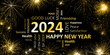 Happy new Year 2024 Glückwunschkarte für Silvester