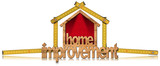 Fototapeta  - Home Improvement Symbol with Wooden Ruler