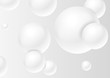 © saicle - Abstract grey minimal futuristic balls background