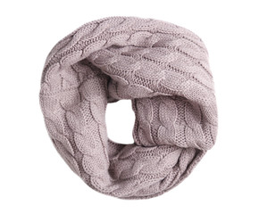 Wall Mural - Knitted snood isolated.