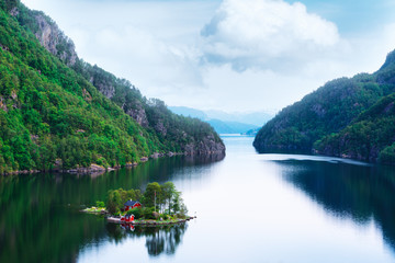 Wall Mural - Breathtaking view of small island