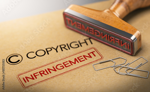 Fotomural Intellectual Property Rights Concept, Copyright Infringement
