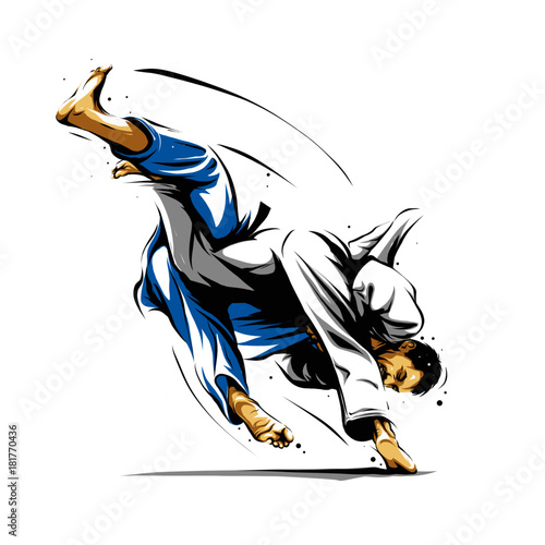 Fototapety Judo  akcja-judo-5